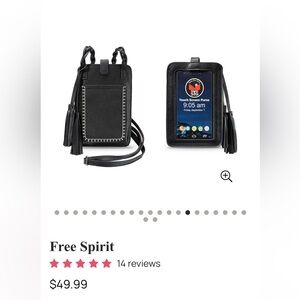 NWT save the girls touchscreen purse